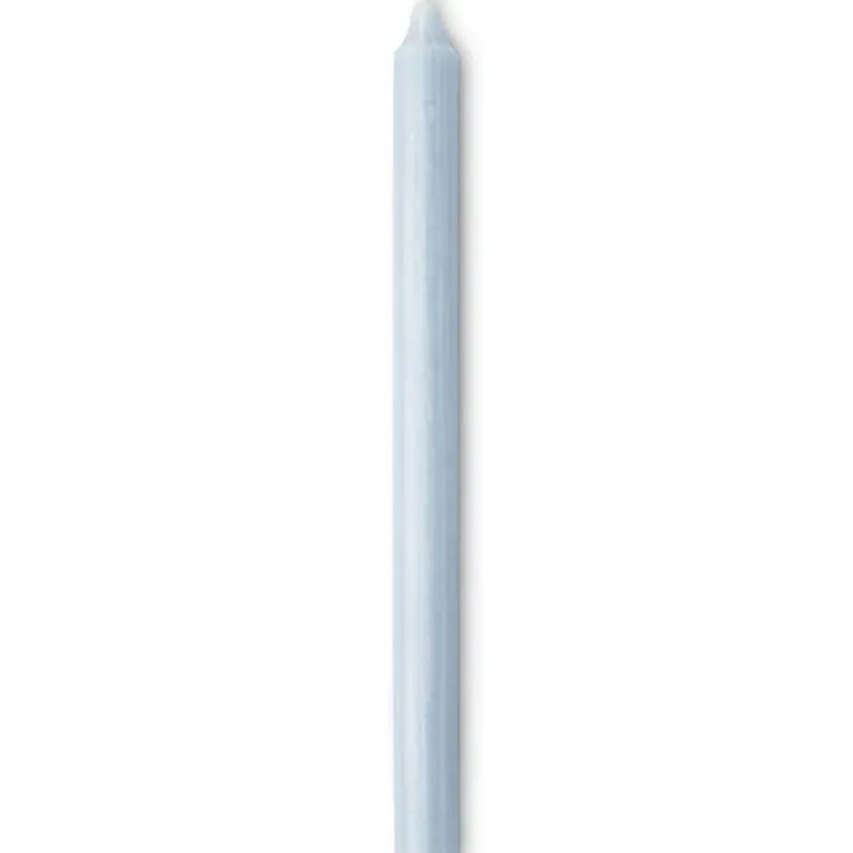 Kronelys 28 cm lys blå