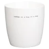 Krus Big Coffee Is a Hug 45 cl hvit