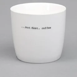 Krus ..but first coffee 30 cl hvit
