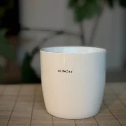 Krus 30 cl hvit oldefar