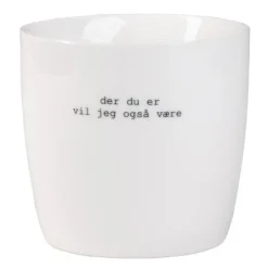 Krus der du er 30 cl hvit