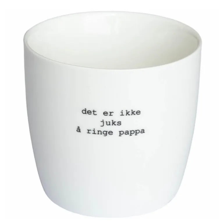 Krus Ikke juks å ringe pappa 30 cl hvit