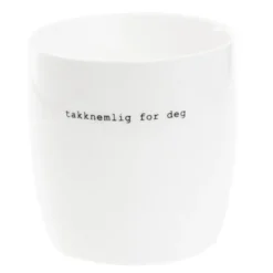 Krus takknemlig for deg 30 cl hvit