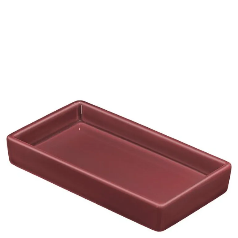 Kub 2 fat 17x8 cm vinrød