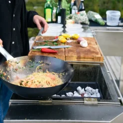 Kullgrill utekjøkken 90x50x50 cm rustfritt stål
