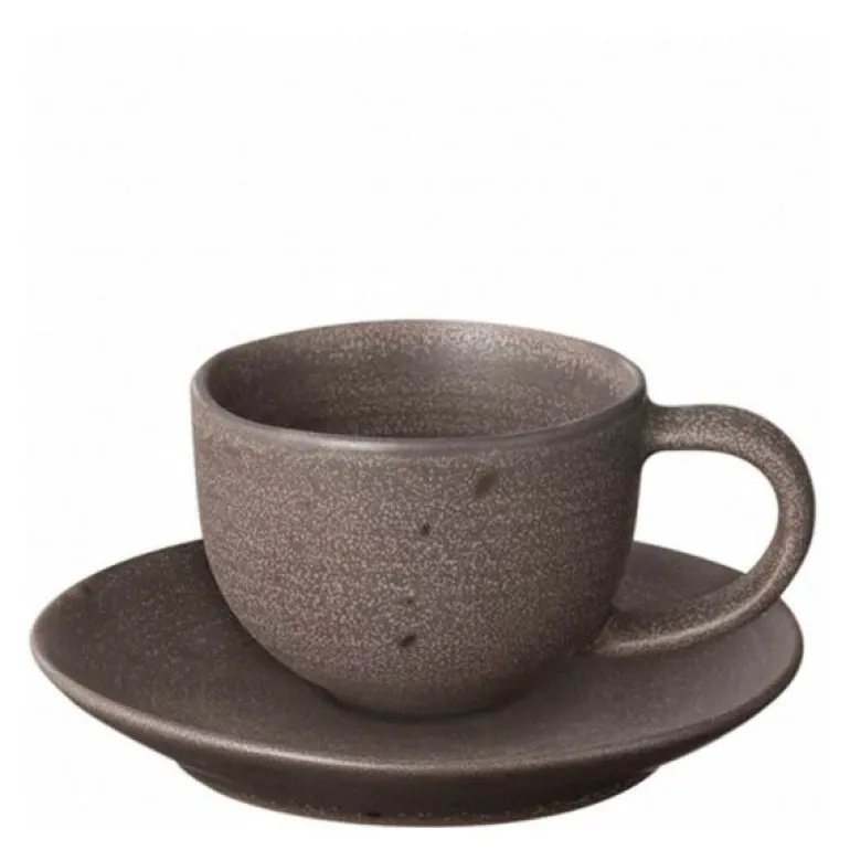 Kumi espressokopp 6 cl 2 stk mørk brun