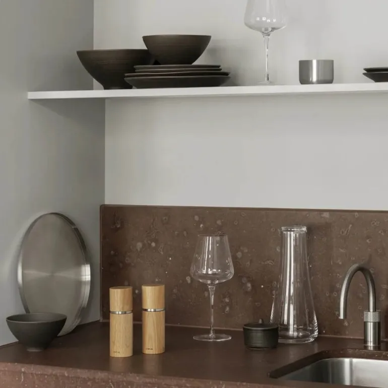 Kumi frokosttallerken 21 cm mørk brun
