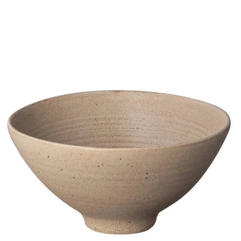 Kumi salatbolle S 10x21 cm lys brun