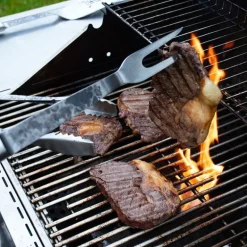 Kuro BBQ gaffel 12,2 cm brun/rustfri