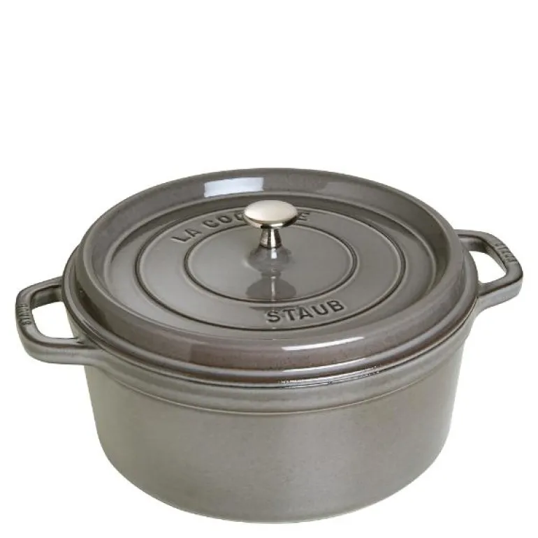La Cocotte rund gryte 28 cm 6,7L grå