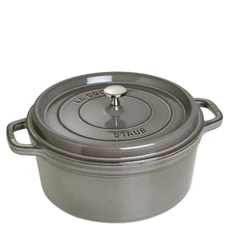 La Cocotte rund gryte 26 cm 5,2L grå