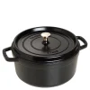 La Cocotte rund gryte 26 cm 5,2L svart