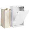 Laundry Boks skittentøyskurv 30x43x70 cm Brilliant White