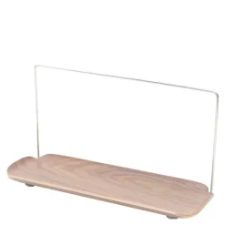 Leaf oppvaskbrett m/klutholder 33x11,5 cm valnøtt