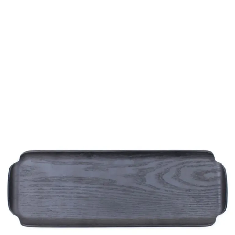 Leaf trebrett vann- og oljeavvisende 33x11,5 cm svart