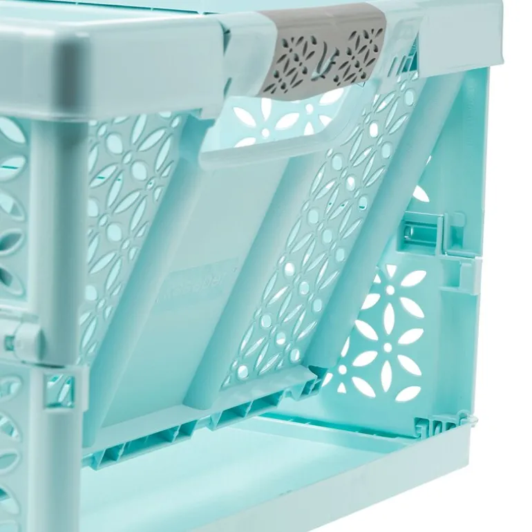 Lea oppbevaringsboks sammenleggbar 32L aquamarine