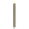 LED kronelys 2,2x24 cm sand