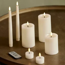 LED kubbelys 7,5x10 cm ivory