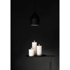 LED kubbelys 20x7,8 cm nordic white