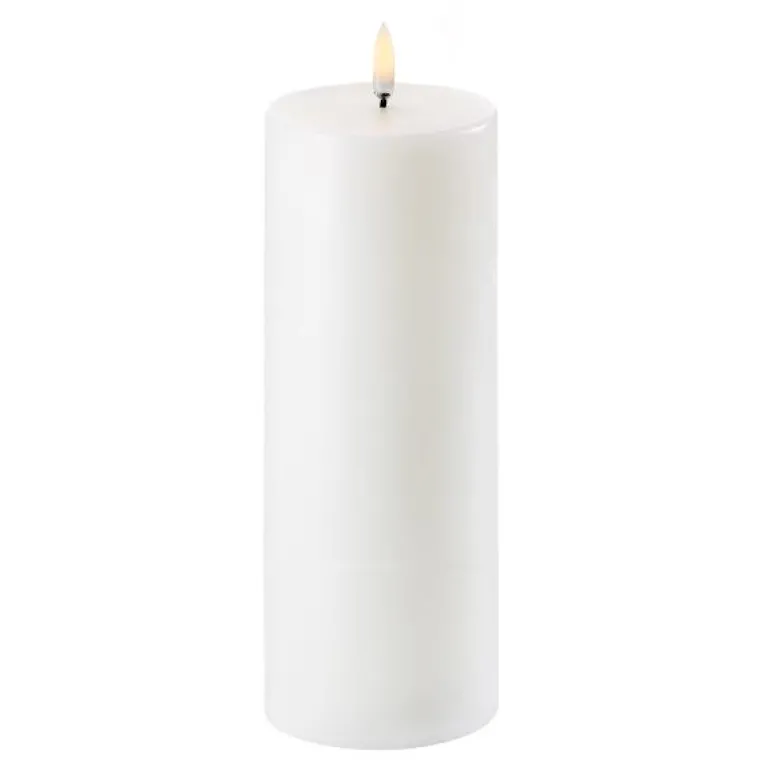 LED kubbelys 20x7,8 cm nordic white