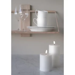 LED kubbelys 20x7,8 cm nordic white