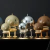 LED lampe stor 15 cm latte