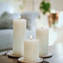LED-lys 15x8 cm ivory