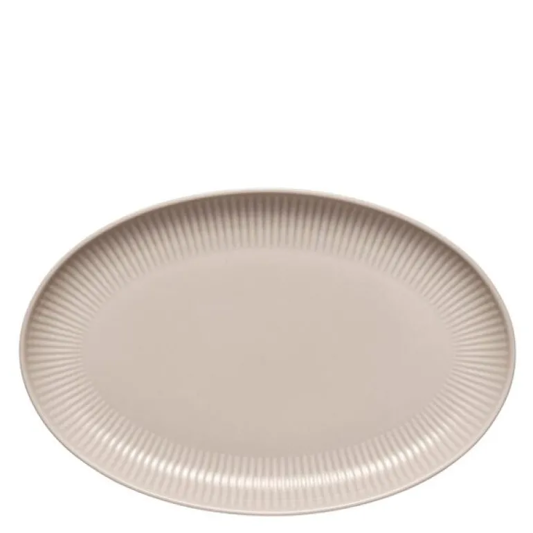 Legio Nova Palette oval coupe tallerken 24,5 cm beige