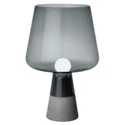 Leimu lampe l 38x25 cm grå