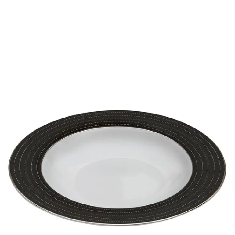 Lerk dyp tallerken 23 cm mørk