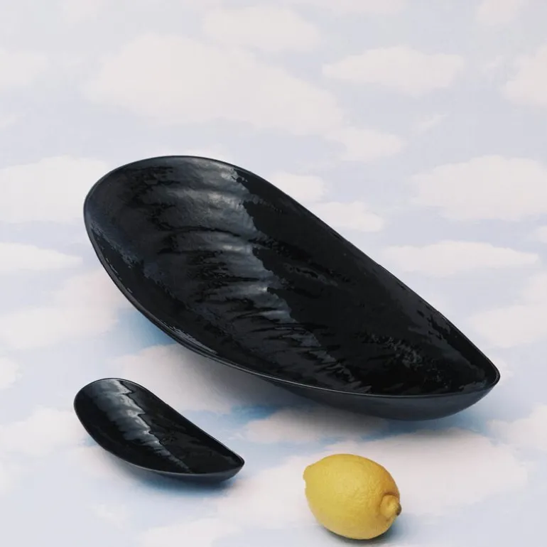 Les Objets Mouleversants skål L 46x21,5 cm svart