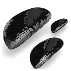 Les Objets Mouleversants skål L 46x21,5 cm svart
