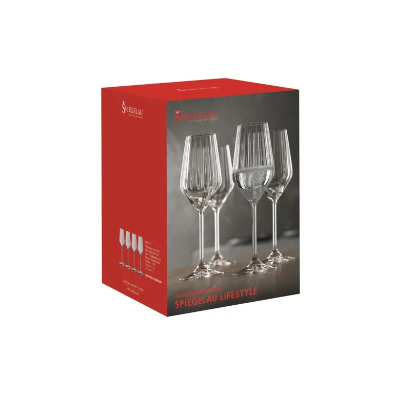 Lifestyle champagneglass 31 cl 4 stk