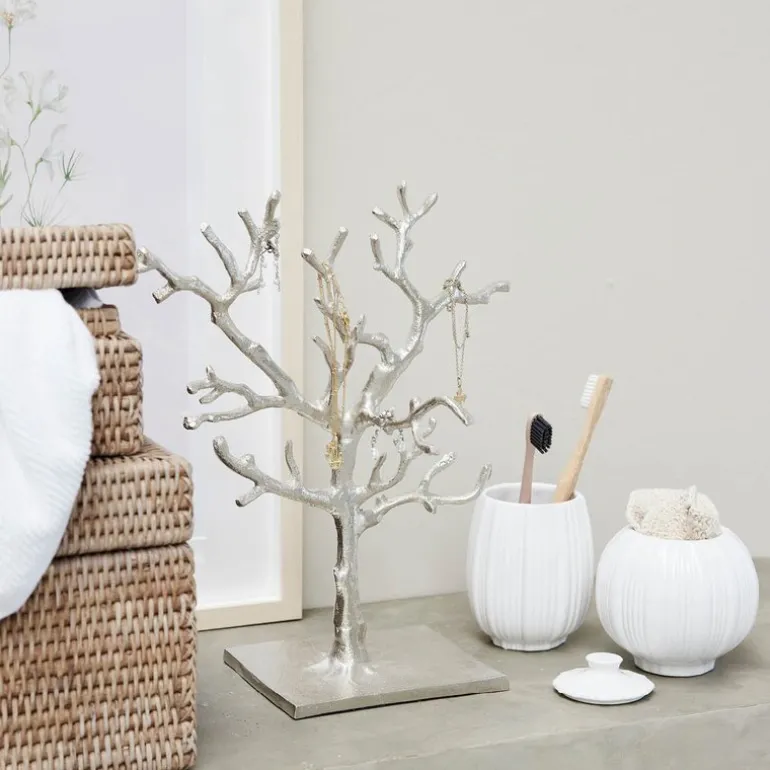 Lily tannbørsteholder 10,6 cm hvit