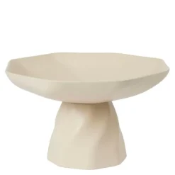 Limfjord fat på fot 28 cm beige