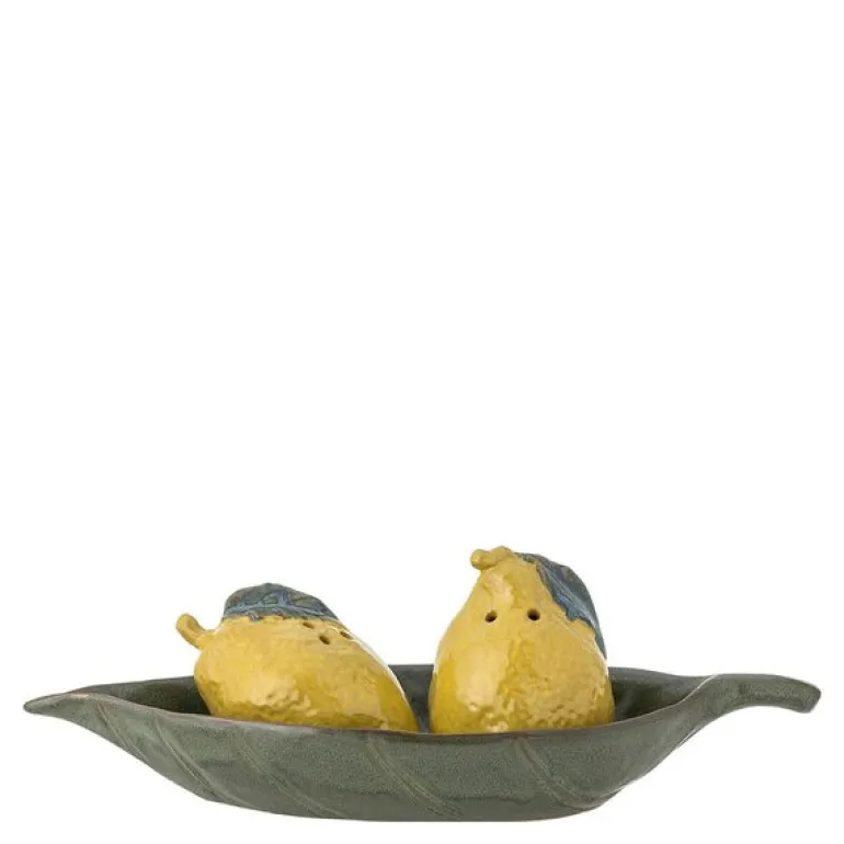 Limone salt og pepperbøssesett 2 stk 10/8,5 cl sitron