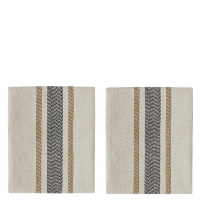 Linu serviett 45x45 cm 2 stk black