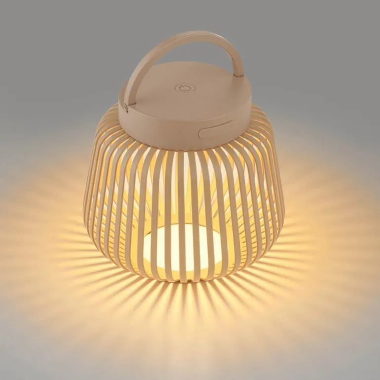 Lito LED lykt XS 13,5 cm 12 cm sand
