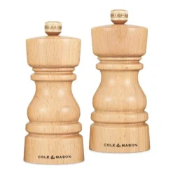 London salt- og pepperkvern 13 cm 2 stk bøk