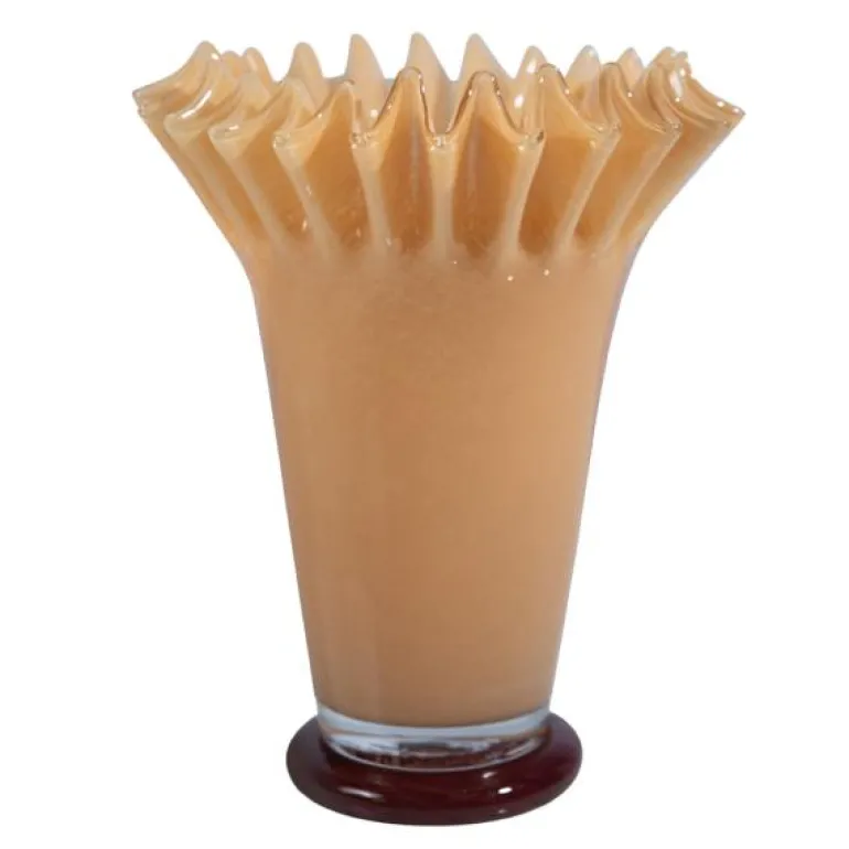 Lori vase 28 cm gul