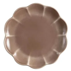 Lotus asjett 22 cm brun
