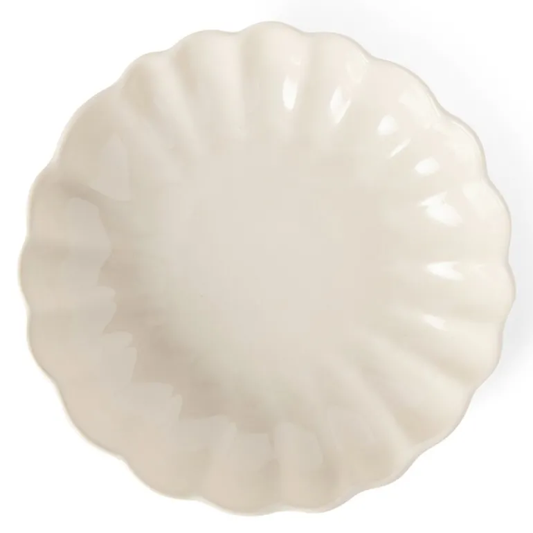 Lotus pastatallerken 21,5 cm krem