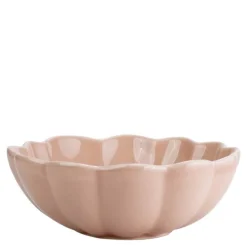 Lotus skål 16 cm støvet rosa