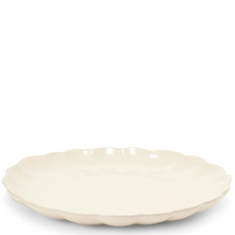 Lotus tallerken 27 cm krem