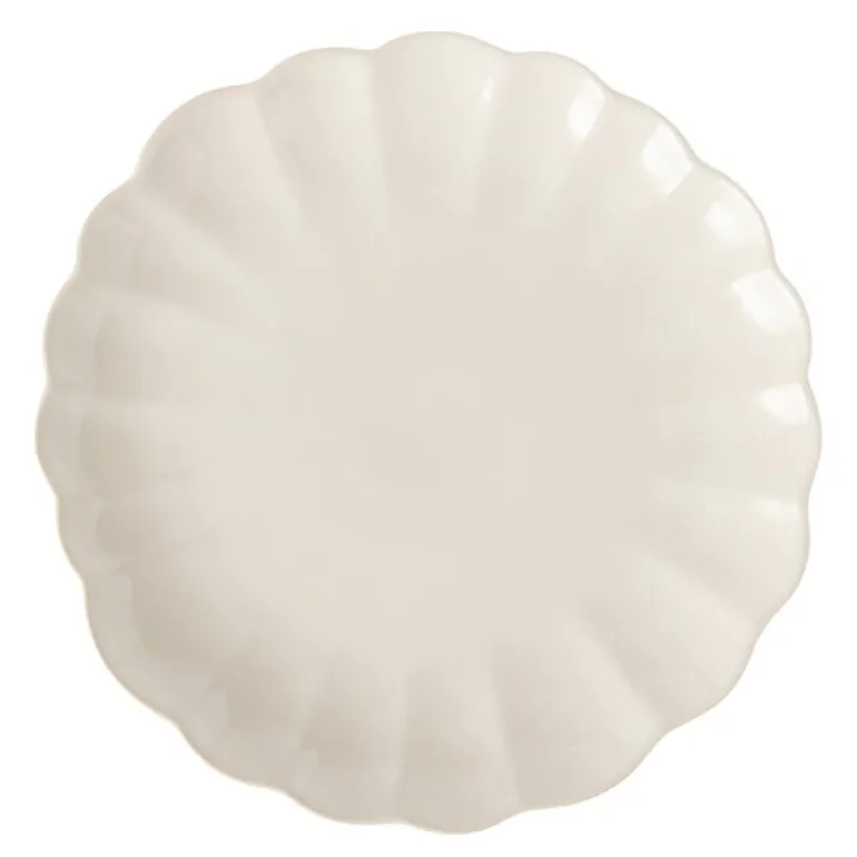 Lotus tallerken 27 cm krem