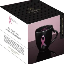 Love kopp rosa sløyfe 35 cl svart