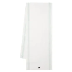 Løper bomull 50x150 cm grønn/hvit stripete