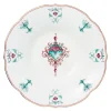 Lucia dyp tallerken 22 cm hvit/rød/grønn