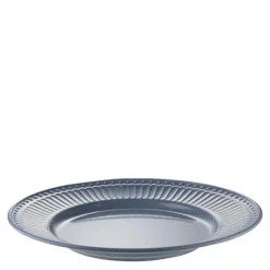 Lun asjett 23 cm blå