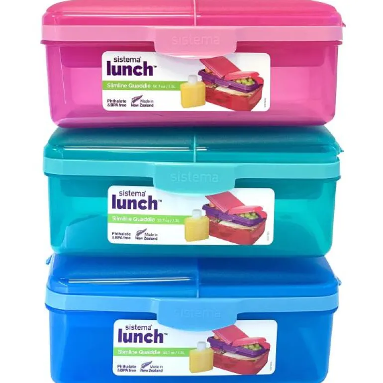 Lunch boks line quaddie 1,5L assortert